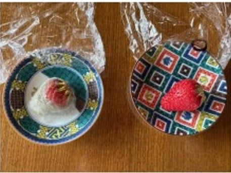 Food quality management testing with strawberries